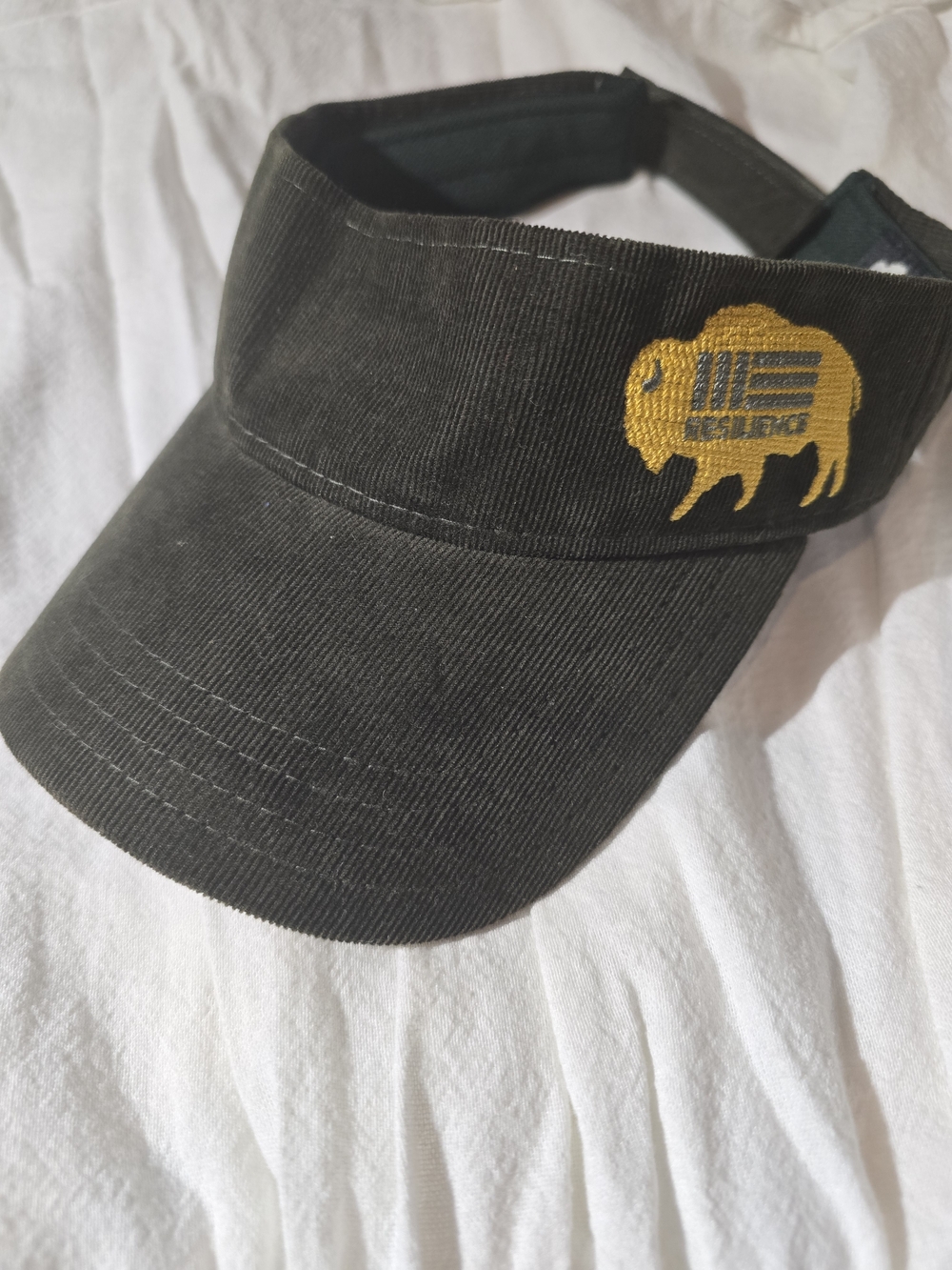Pukka Corduroy Resilience Buffalo Visor Hat dark Green One Size